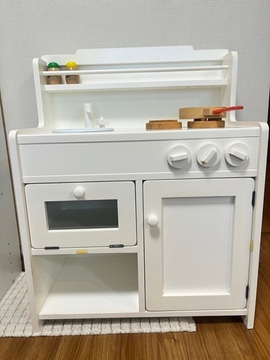 モモナチュラル　キッチン　ピエニコティ　PIENI KITCHEN WH/NA  