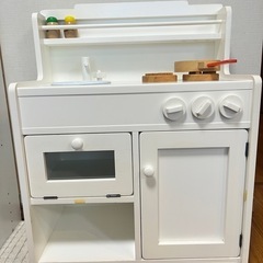 モモナチュラル　キッチン　ピエニコティ　PIENI KITCHEN WH/NA  の画像