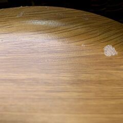 組み立て式机・カーブライン・引き出し付きの画像