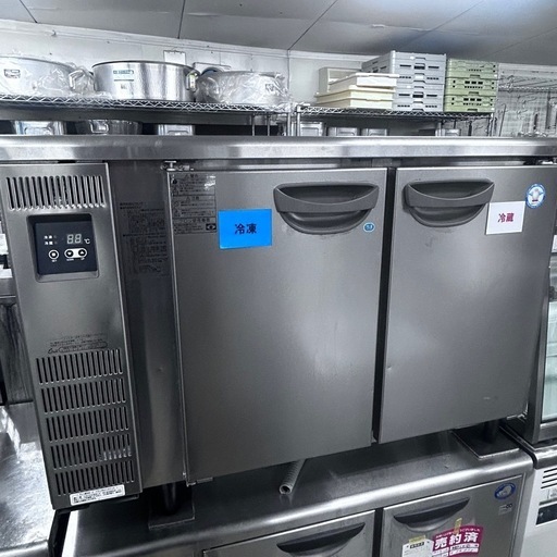 6235【程度良好】フクシマ テーブル型冷凍冷蔵庫 TMU-41PM2 6235【程度良好】2015年製 フクシマ テーブル型冷凍冷蔵庫 コールド