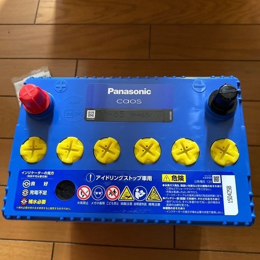 売ります (￣ー￣)  車 バッテリー N-M65/A4 未使用 新品 N-M65/A4 Panasonic パナソニック caos カオス カーバッテリー