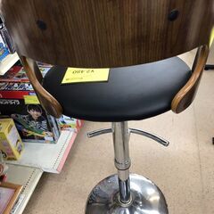 【ジャングルジャングル岩出店】【A794】カウンターチェア ブラック 中古 家具 和歌山 岩出市 紀の川市 海南市の画像