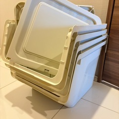 決まりました！【0円】収納ボックスXLサイズ大容量4個の画像