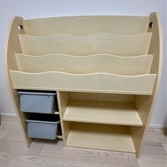子供用絵本棚(タイプB)カラフルデザインで魅せるディスプレイラック  LOWYA  の画像