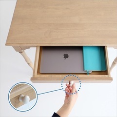 新品　Calet Desk 800 アンティーク
調の可愛らしいデスクの画像