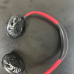 首掛け　扇風機の画像
