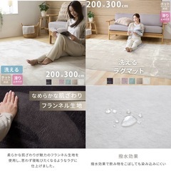 ラグマット200×300の画像