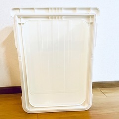 収納ケース　1点　ホワイト　の画像