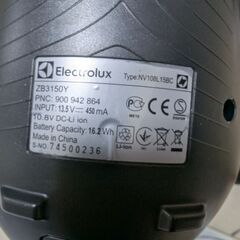 ハンディ掃除機「Electrolux ZB3150Y」（ジャンク品）の画像