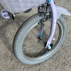 アナと雪の女王　子供用自転車　エルサ　キッズバイク　16インチ　室内保管の画像
