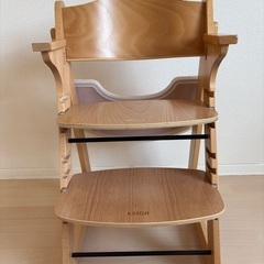KATOJI 木製ベビーハイチェアの画像