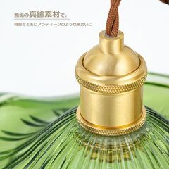 早い者勝ち！新品☆アンティーク調ペンダントライト クラシックレトロ　LED電球付きの画像