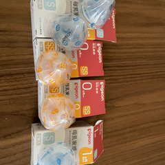 ピジョン哺乳瓶用乳首(ss2個/s3個)哺乳瓶(100ml2本/180ml1本)の画像