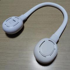 ネックファン　充電式肩がけ扇風機の画像
