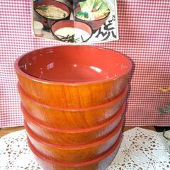 新品【木製漆塗り】片口どんぶりの画像