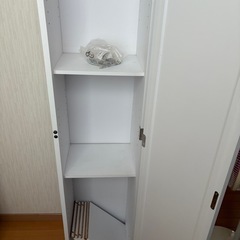 鏡付き棚　収納棚　の画像
