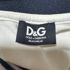 DOLCE&GABBANA ポロシャツ　ドルガバ　ドルチェアンドガッバーナ 半袖 白の画像