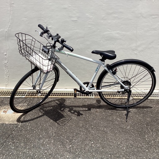 ☆ジモティ割あり☆ BRIGESTON 自転車 27インチ クリーム クリーニング
