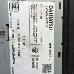 ダイハツ　純正　ナビ　NVF-0558 タント　ムーヴの画像