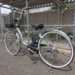 ブリジストン　アシスタ　２６インチのカマキリ電動自転車です。前後タイヤ新品交換済みです。　の画像