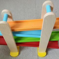 木製レーシングタワー　スロープトイの画像