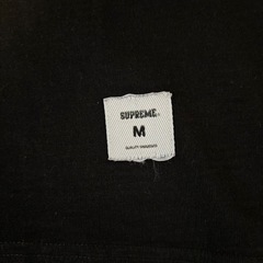 美品 Supreme シュプリーム Chrome Logo Tee 黒ビッグロゴの画像