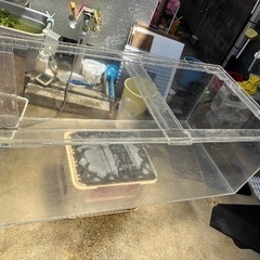 アクリル水槽　1200㍉×600㍉×高さ450㍉　厚み10㍉の画像