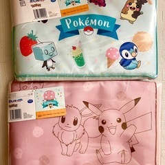 ポケットモンスター 保冷バッグ 2個セット ピンクと水色の画像
