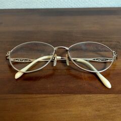 ◆hanaemori hm1764t ハナエモリ メガネ 眼鏡 度あり 中古品の画像