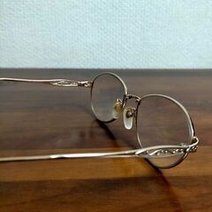 ◆hanaemori hm1764t ハナエモリ メガネ 眼鏡 度あり 中古品の画像