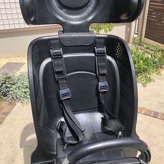 チャイルドシート付き自転車の画像