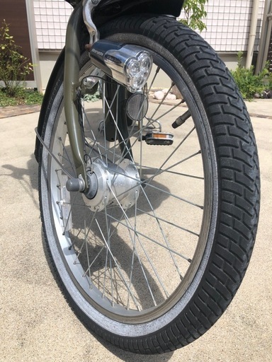 チャイルドシート付き自転車