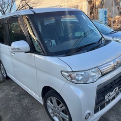 ダイハツ タント カスタムRS ターボ 77000km ナビ テレビ ETC 左スライドドア 車検予備検可能(別途料金の画像