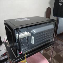 美品 アイリスオーヤマ フラット電子レンジ 2018年製造の画像