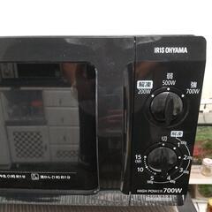 美品 アイリスオーヤマ フラット電子レンジ 2018年製造の画像
