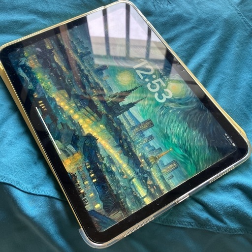 値下げ！iPad第10世代イエロースマートカバー保護フィルム付
