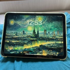 iPad第10世代イエロースマートカバー保護フィルム付の画像