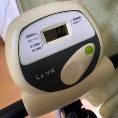 ★La-VIE サイクリングマシン　背もたれ　サイドハンドル付き　負荷調整8段階の画像