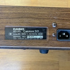 CASIO Casiotone CT-501の画像