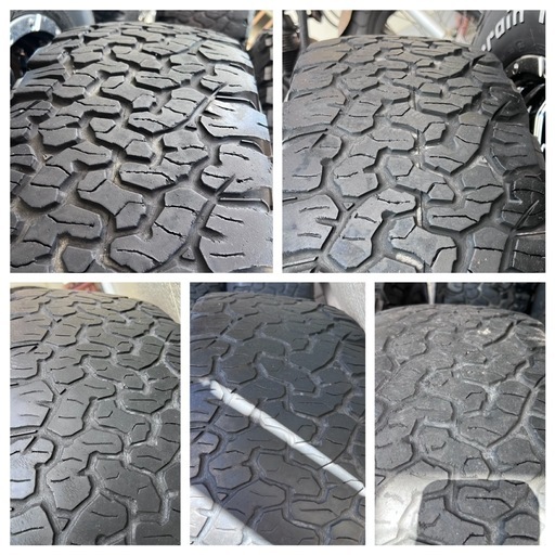 16インチMKWホイール×BFグッドリッチタイヤ5本セット　265/75R16！ 