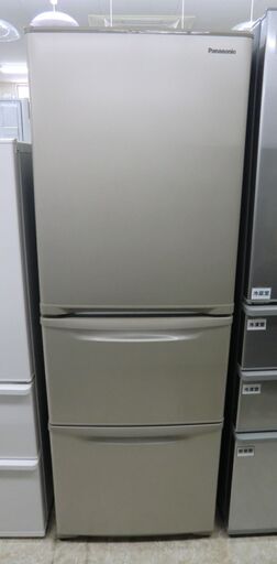 【美品】Panasonic 3ドア冷蔵庫 335L 21-22年製 Panasonic 335L 3ドア冷凍・冷蔵庫 スチールドアタイプ 335L