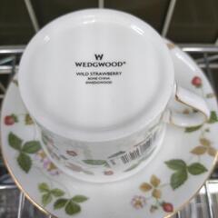 《尼崎市/リサイクルショップドリーム次屋店》★ジモティー割引有★ ウェッジウッド ワイルドストロベリー カップ&ソーサー 1客 未使用品 ☆尼崎市若王寺☆の画像