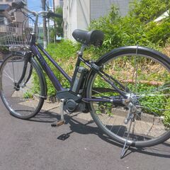 ブリジストン　ACL　２７インチの電動自転車です。　前後タイヤ新品交換済みです。の画像