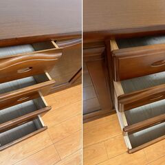 【無料】木製サイドボード キャビネット テレビ台 引き取り限定の画像