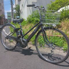 ブリジストン　ACL　２７インチの電動自転車です。　前後タイヤ新品交換済みです。の画像