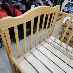 大和屋 ベビーベッド スライド開閉式 下段収納 アネシス 美品【モノ市場東海店】141の画像