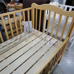 大和屋 ベビーベッド スライド開閉式 下段収納 アネシス 美品【モノ市場東海店】141の画像