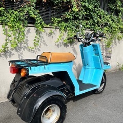 ホンダ ジャイロX 側車付き軽二輪 鍵書類有 乗車定員二名 マロッシ 68cc ボアアップ済 レストアベース の画像