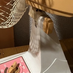 レトロ　卓上扇風機の画像