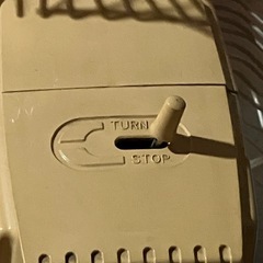 レトロ　卓上扇風機の画像